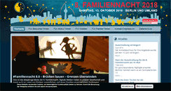 Desktop Screenshot of familiennacht.de